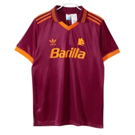 AS Roma Thuisshirt Retro 1992-1994 Voetbaltenue