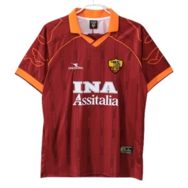 AS Roma Thuisshirt Retro 1999-2000 Voetbaltenue
