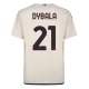 AS Roma Voetbaltenue Dybala 21 2023-2024 Uitshirt