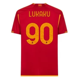 AS Roma Voetbaltenue Lukaku 90 2023-2024 Thuisshirt