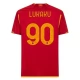 AS Roma Voetbaltenue Lukaku 90 2023-2024 Thuisshirt