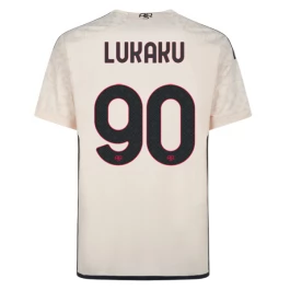 AS Roma Voetbaltenue Lukaku 90 2023-2024 Uitshirt