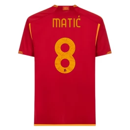 AS Roma Voetbaltenue Matić 8 2023-2024 Thuisshirt