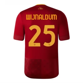 AS Roma Voetbaltenue Wijnaldum 25 2022-2023 Thuisshirt