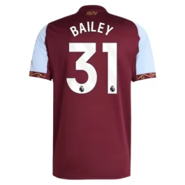 Aston Villa Bailey 31 Thuisshirt 2025-2026 Voetbaltenue