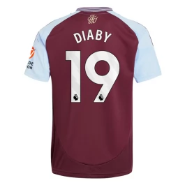 Aston Villa Diaby 19 Thuisshirt 2024-2025 Voetbaltenue
