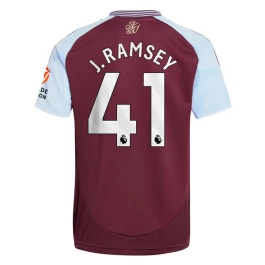 Aston Villa J.Ramsey 41 Thuisshirt 2024-2025 Voetbaltenue