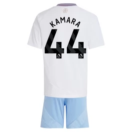 Aston Villa Kamara 44 Uitshirt Kids 2024-2025 Voetbaltenue