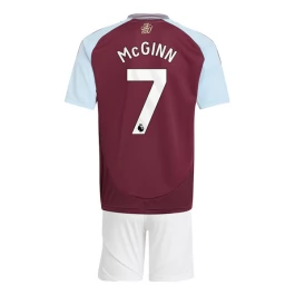 Aston Villa McGinn 7 Thuisshirt Kids 2024-2025 Voetbaltenue