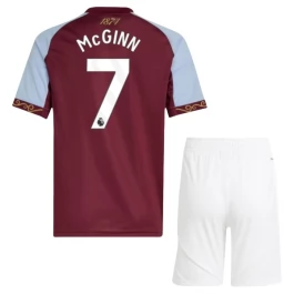 Aston Villa McGinn 7 Thuisshirt Kids 2025-2026 Voetbaltenue
