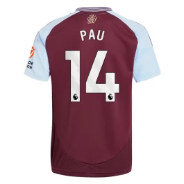 Aston Villa Pau 14 Thuisshirt 2024-2025 Voetbaltenue
