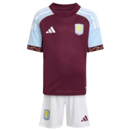 Aston Villa Thuisshirt Kids 2025-2026 Voetbaltenue