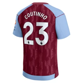 Aston Villa Voetbaltenue Coutinho 23 2023-2024 Thuisshirt