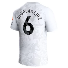 Aston Villa Voetbaltenue Douglas Luiz 6 2023-2024 Uitshirt