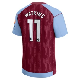 Aston Villa Voetbaltenue Watkins 11 2023-2024 Thuisshirt