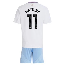 Aston Villa Watkins 11 Uitshirt Kids 2024-2025 Voetbaltenue