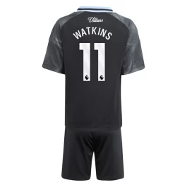 Aston Villa Watkins 11 Uitshirt Kids 2025-2026 Voetbaltenue