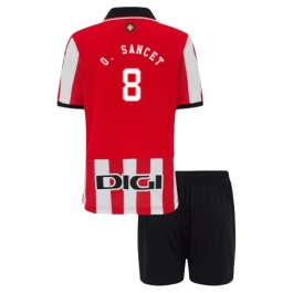Athletic Bilbao O.Sancet 8 Thuisshirt Kids 2025-2026 Voetbaltenue
