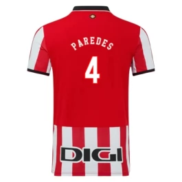 Athletic Bilbao Paredes 4 Thuisshirt 2025-2026 Voetbaltenue