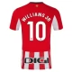Athletic Bilbao Williams JR 10 Thuisshirt 2024-2025 Voetbaltenue
