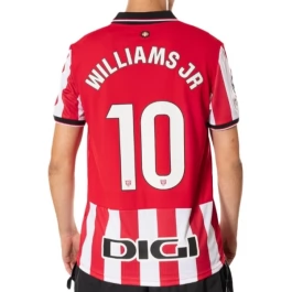 Athletic Bilbao Williams JR 10 Thuisshirt 2025-2026 Voetbaltenue