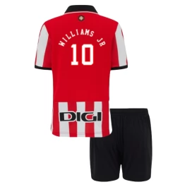 Athletic Bilbao Williams JR 10 Thuisshirt Kids 2025-2026 Voetbaltenue