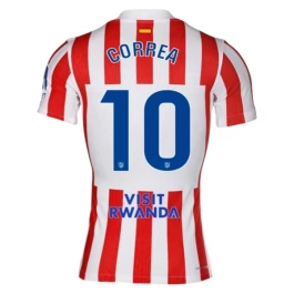Atlético Madrid Correa 10 Thuisshirt 2025-2026 Voetbaltenue