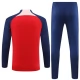 Atlético Madrid Trainingspakken 2023-24 - 1-4 Zip Blauw Rood