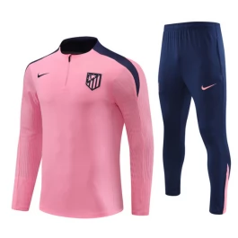 Atlético Madrid Trainingspakken 2024-25 - 1-4 Zip Roze