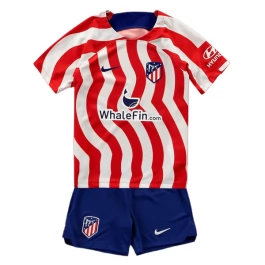 Atlético Madrid Voetbaltenue 2022-2023 Thuisshirt Kids