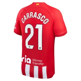Atlético Madrid Voetbaltenue Carrasco 21 2023-2024 Thuisshirt
