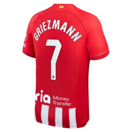 Atlético Madrid Voetbaltenue Griezmann 7 2023-2024 Thuisshirt