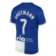Atlético Madrid Voetbaltenue Griezmann 7 2023-2024 Uitshirt