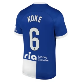 Atlético Madrid Voetbaltenue Koke 6 2023-2024 Uitshirt
