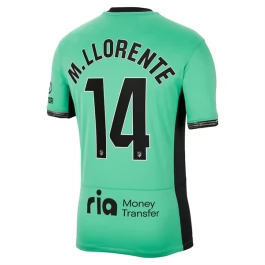 Atlético Madrid Voetbaltenue M. Llorente 14 2023-2024 Third Shirt
