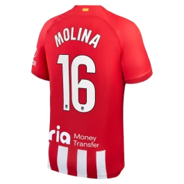 Atlético Madrid Voetbaltenue Molina 16 2023-2024 Thuisshirt