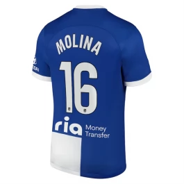 Atlético Madrid Voetbaltenue Molina 16 2023-2024 Uitshirt