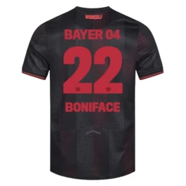 Bayer 04 Leverkusen Boniface 22 Thuisshirt 2025-2026 Voetbaltenue