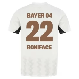 Bayer 04 Leverkusen Boniface 22 Uitshirt 2024-2025 Voetbaltenue