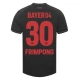 Bayer 04 Leverkusen Frimpong 30 Thuisshirt 2023-2024 Voetbaltenue