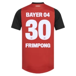Bayer 04 Leverkusen Frimpong 30 Thuisshirt 2024-2025 Voetbaltenue