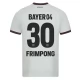 Bayer 04 Leverkusen Frimpong 30 Uitshirt 2023-2024 Voetbaltenue