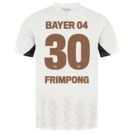 Bayer 04 Leverkusen Frimpong 30 Uitshirt 2024-2025 Voetbaltenue