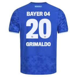 Bayer 04 Leverkusen Grimaldo 20 Derde Shirt 2025-2026 Voetbaltenue