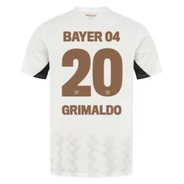 Bayer 04 Leverkusen Grimaldo 20 Uitshirt 2024-2025 Voetbaltenue