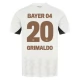 Bayer 04 Leverkusen Grimaldo 20 Uitshirt 2024-2025 Voetbaltenue