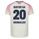 Bayer 04 Leverkusen Grimaldo 20 Uitshirt 2025-2026 Voetbaltenue