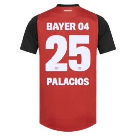 Bayer 04 Leverkusen Palacios 25 Thuisshirt 2024-2025 Voetbaltenue