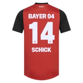 Bayer 04 Leverkusen Schick 14 Thuisshirt 2024-2025 Voetbaltenue