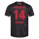Bayer 04 Leverkusen Schick 14 Thuisshirt 2025-2026 Voetbaltenue